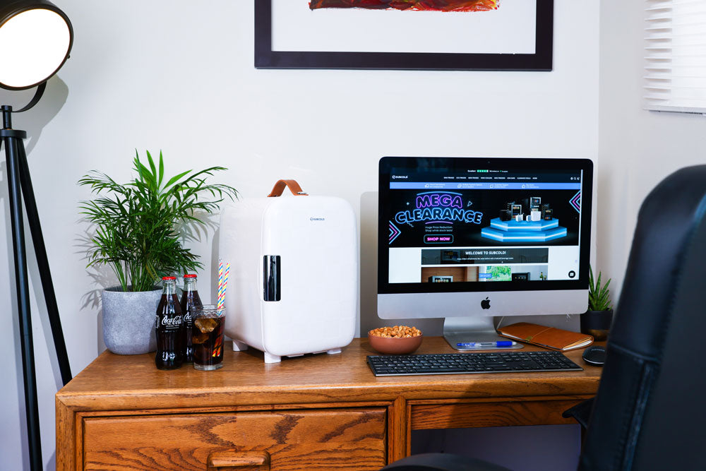 Pro 10L Mini Fridge - Cheq White | Refurbished