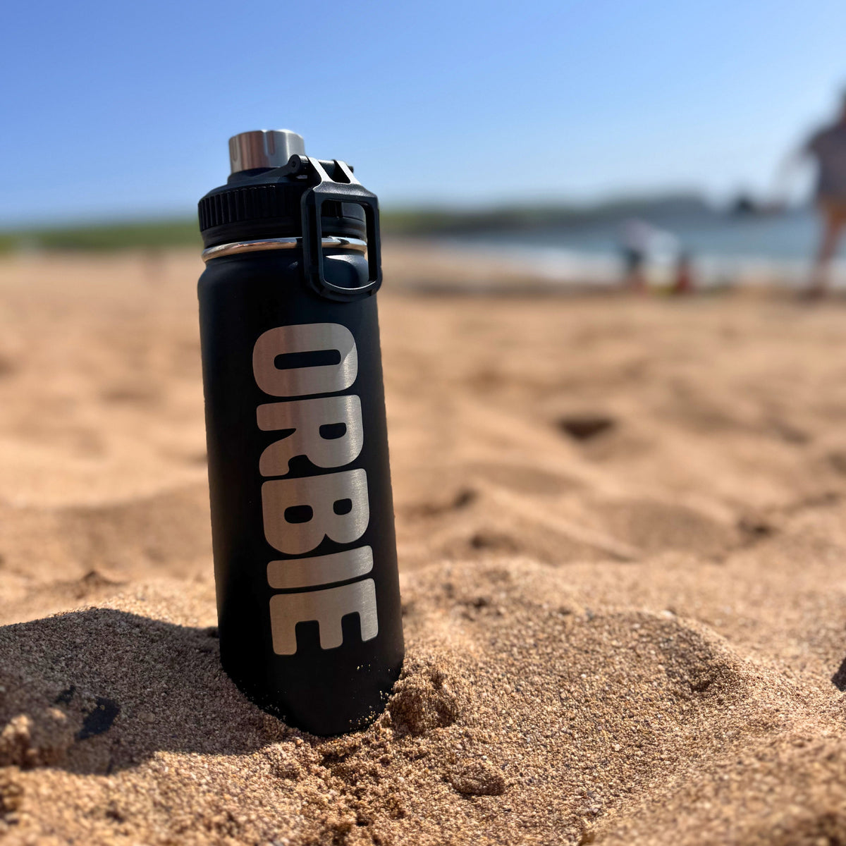 Orbie 18oz Insulated Bottle Black