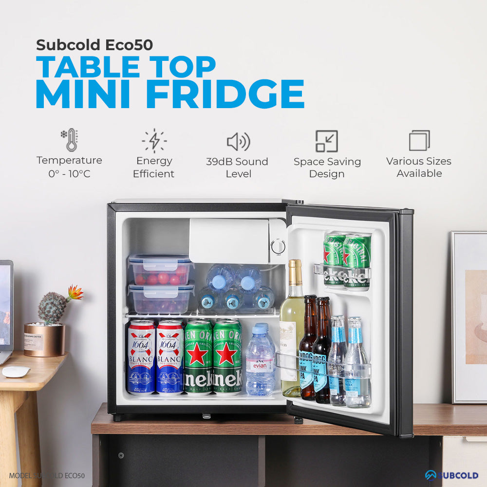 Subcold Eco50 Mini Fridge - Black