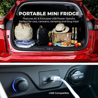 Thumbnail for Subcold Pro 6 litre black chequered portable mini fridge