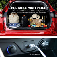 Thumbnail for Pro 6L Cheq Mini Fridge - Black | Refurbished