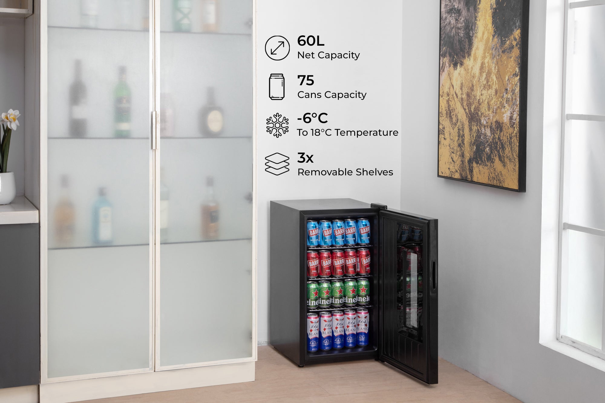 Subcold Apex70 Beer Fridge - Black