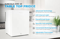 Thumbnail for Subcold Aire40 LED Mini Fridge - White | Refurbished