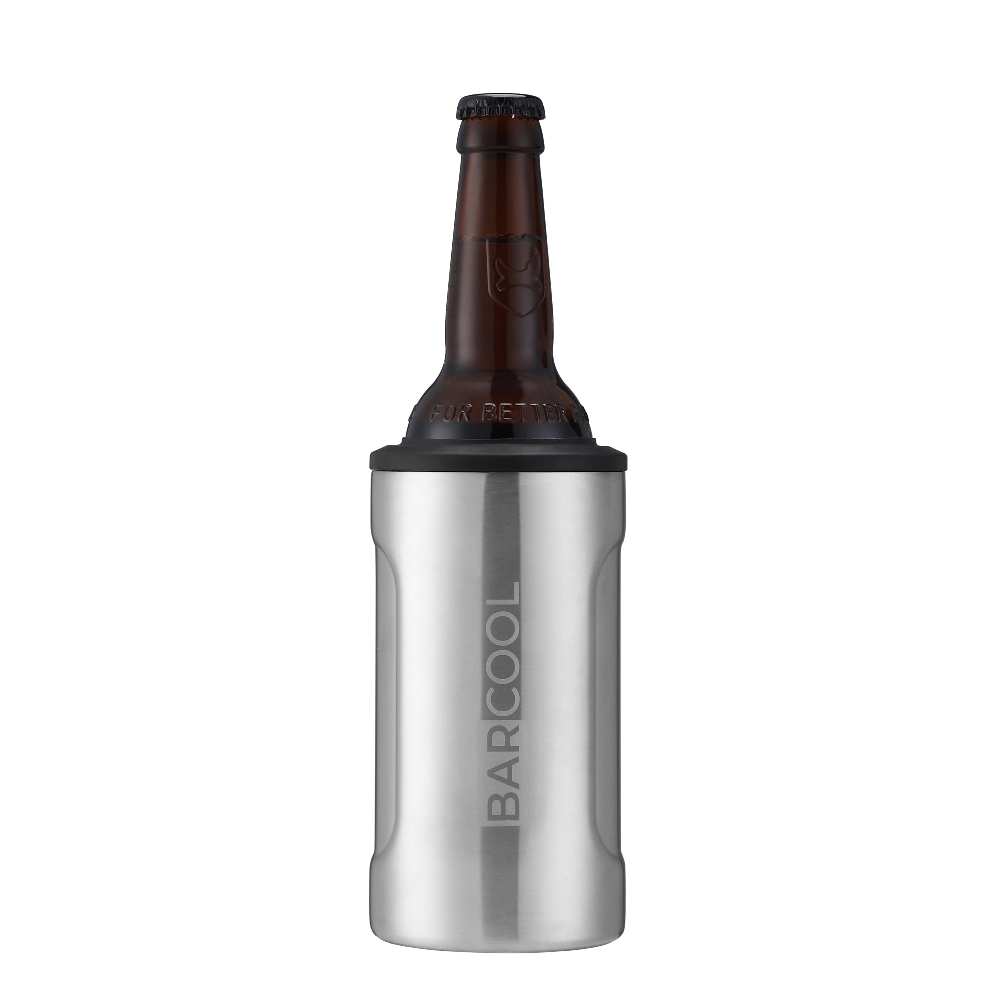 Barcool Insulated Beer Cooler and Tumbler with Opener SS