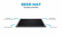 Thumbnail for Barcool Rubber Bar Mat - Black