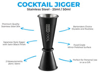 Thumbnail for Barcool Japanese Cocktail Jigger 50ml / 25ml
