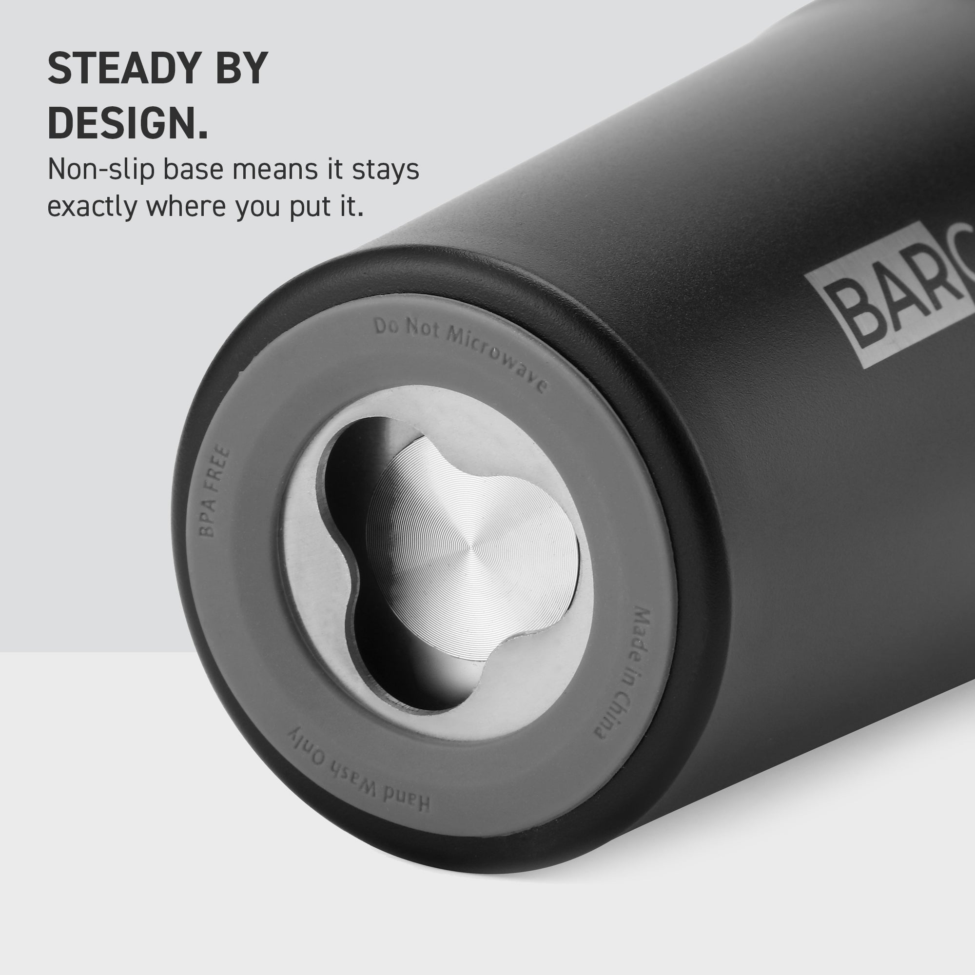 Barcool Stackable Beer Cup 600ml Black