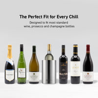 Thumbnail for Barcool Wine Cooler Sleeve Stainless Steel