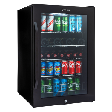 Subcold Ace 130 LED Touch Control Beer Fridge - Black