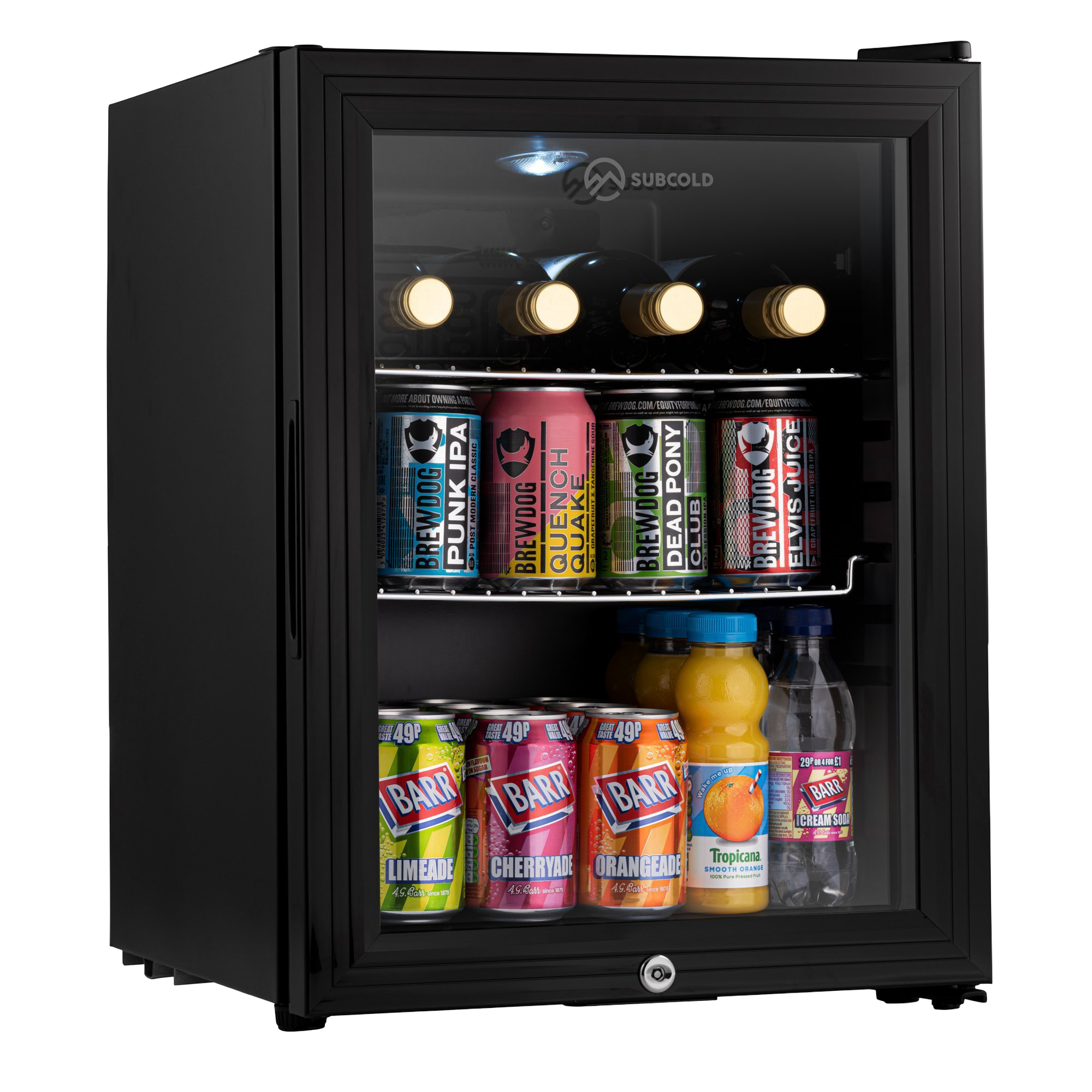 Subcold Super 35 LED Beer Fridge - Black