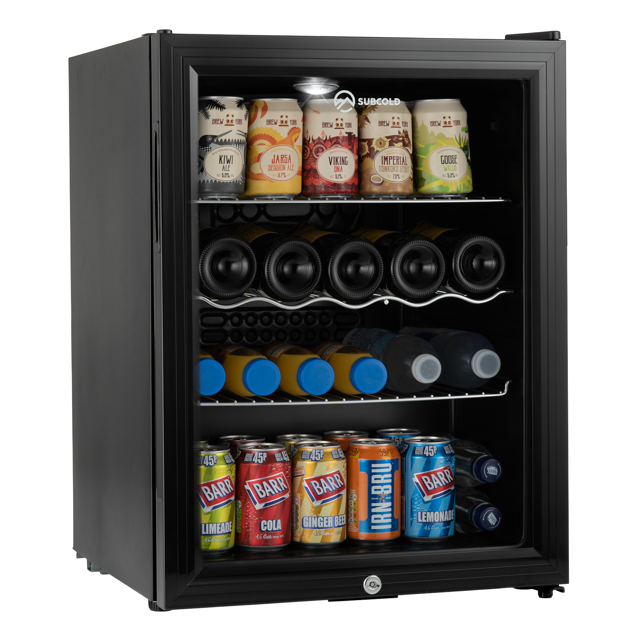 Subcold Super 65 LED Beer Fridge - Black
