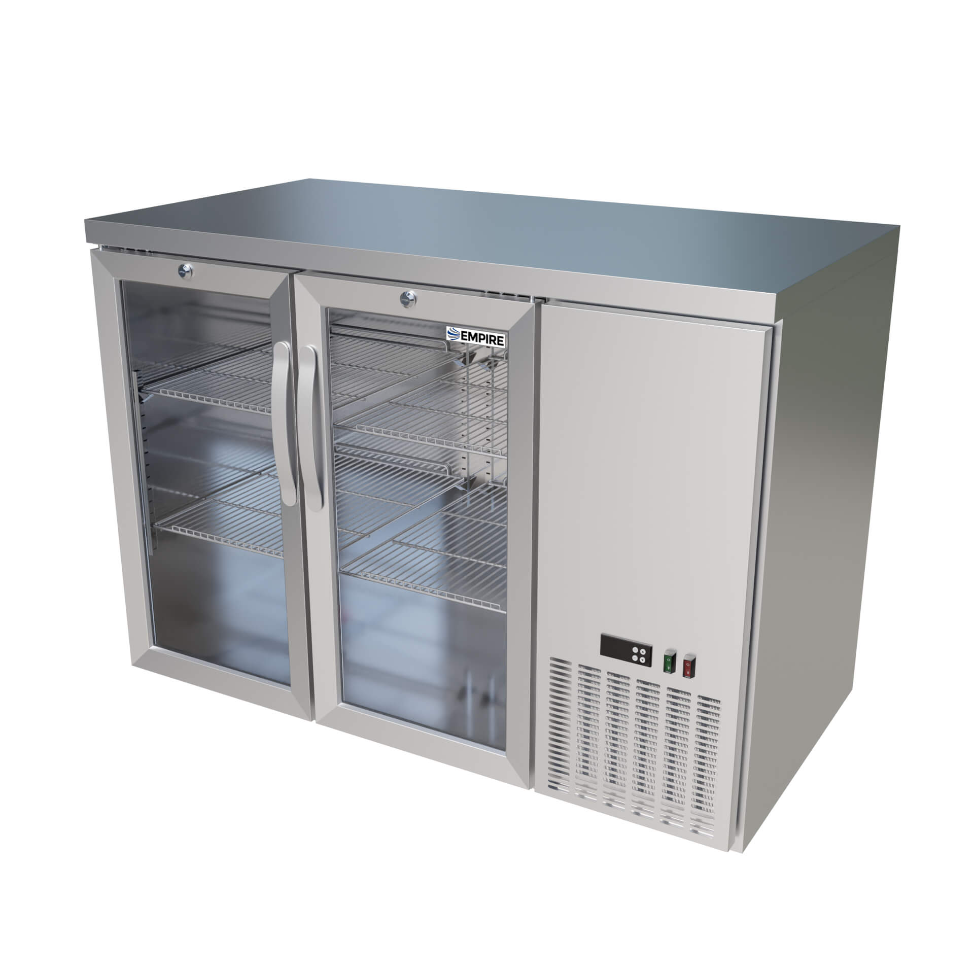 Empire Stainless Steel Double Door Undercounter Bottle Cooler CL-305HR