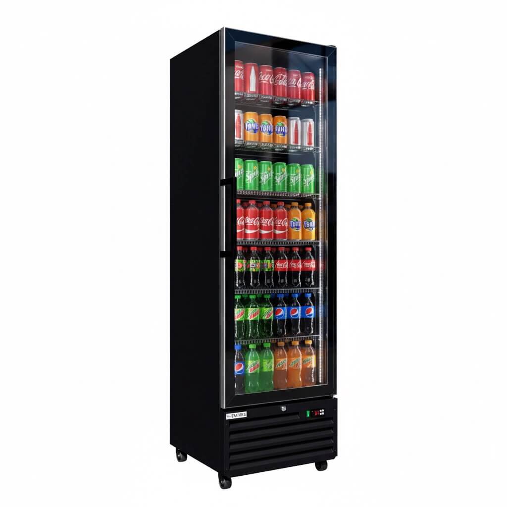 Empire Single Door Cooler 361L Commercial Fridge CL-400W