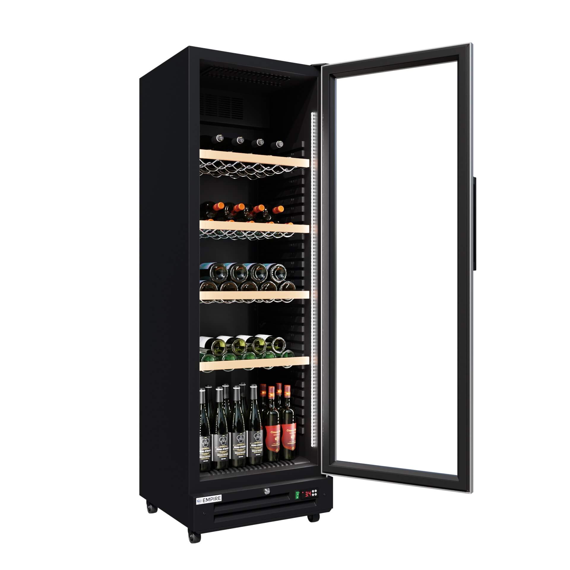 Empire Wine Cooler 78 Bottle 360L Commercial Fridge CL-375WD