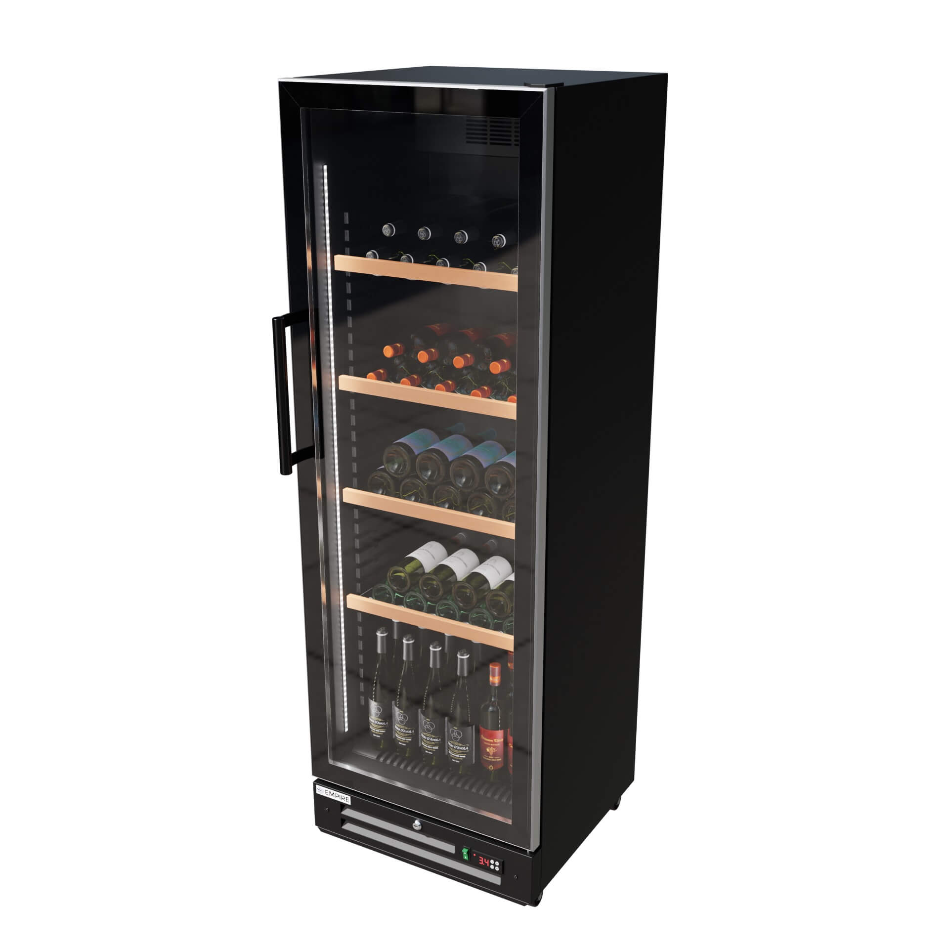 Empire Wine Cooler 78 Bottle 360L Commercial Fridge CL-375WD