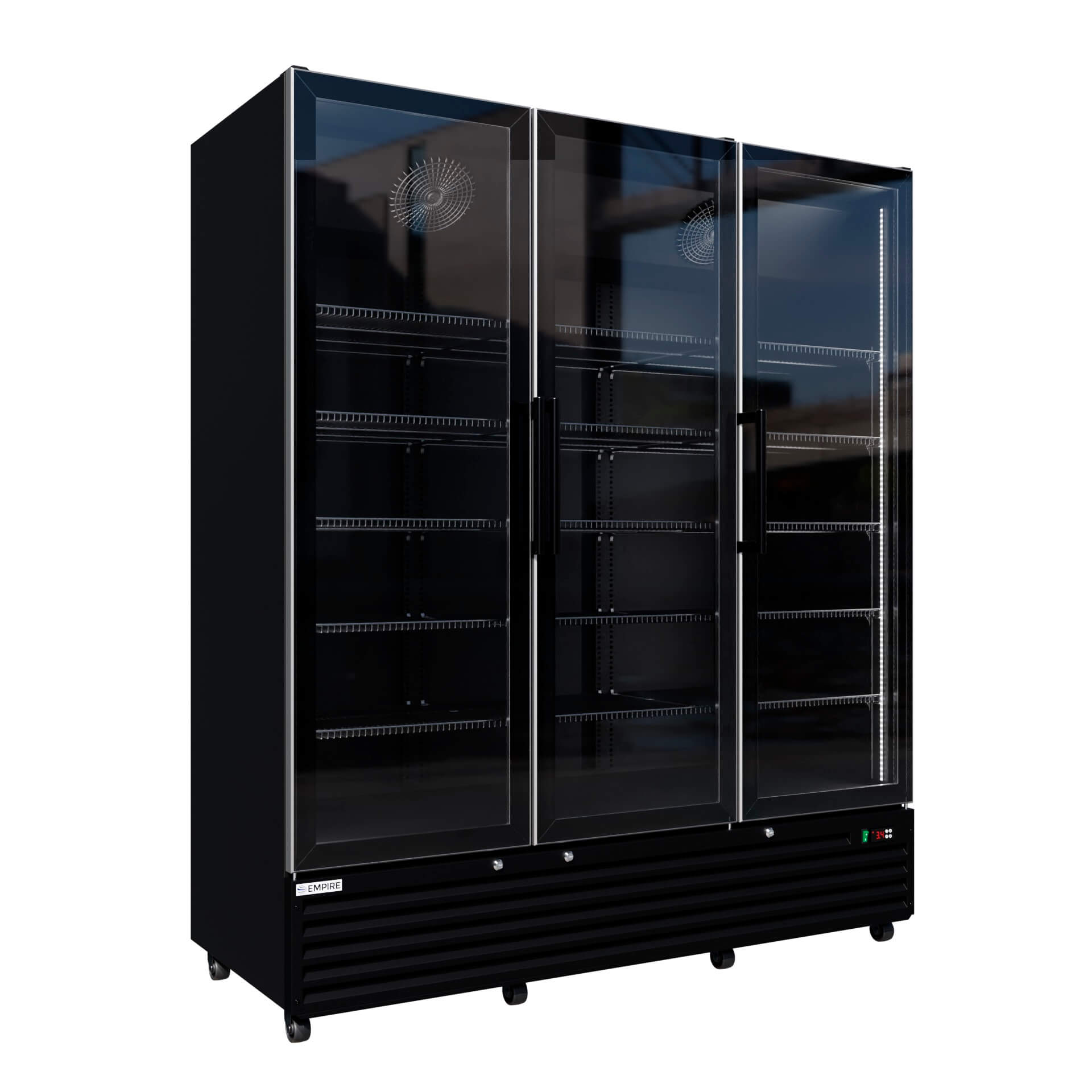 Empire Triple Door Upright Cooler 1483L Commercial Fridge CL-1500W