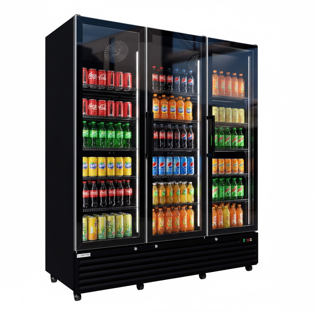 Empire Triple Door Upright Cooler 1483L Commercial Fridge CL-1500W