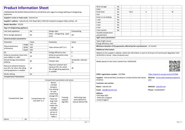 Subcold Eco50 Mini Fridge - Black