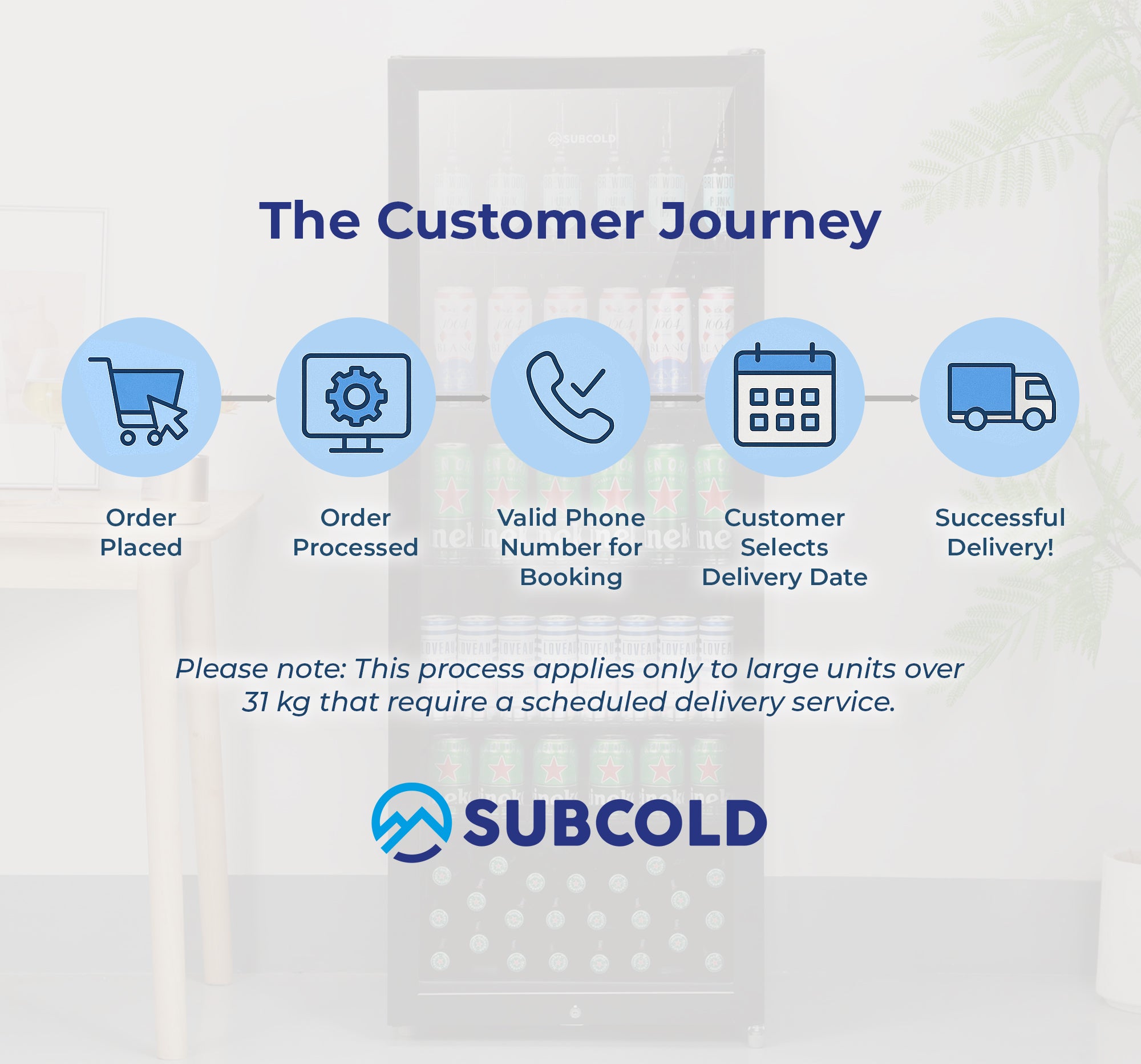 Subcold Maxi250 Tall Drinks Fridge Black