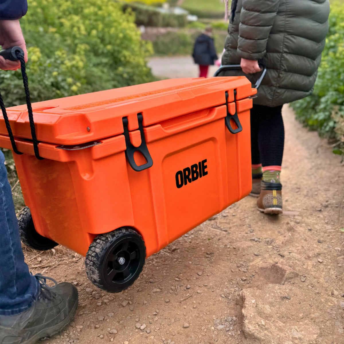 Orbie 55 Wheeled Cool Box Orange