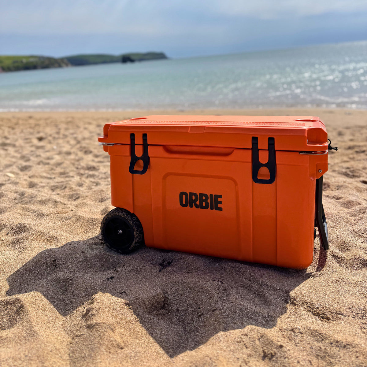 Orbie 55 Wheeled Cool Box Orange