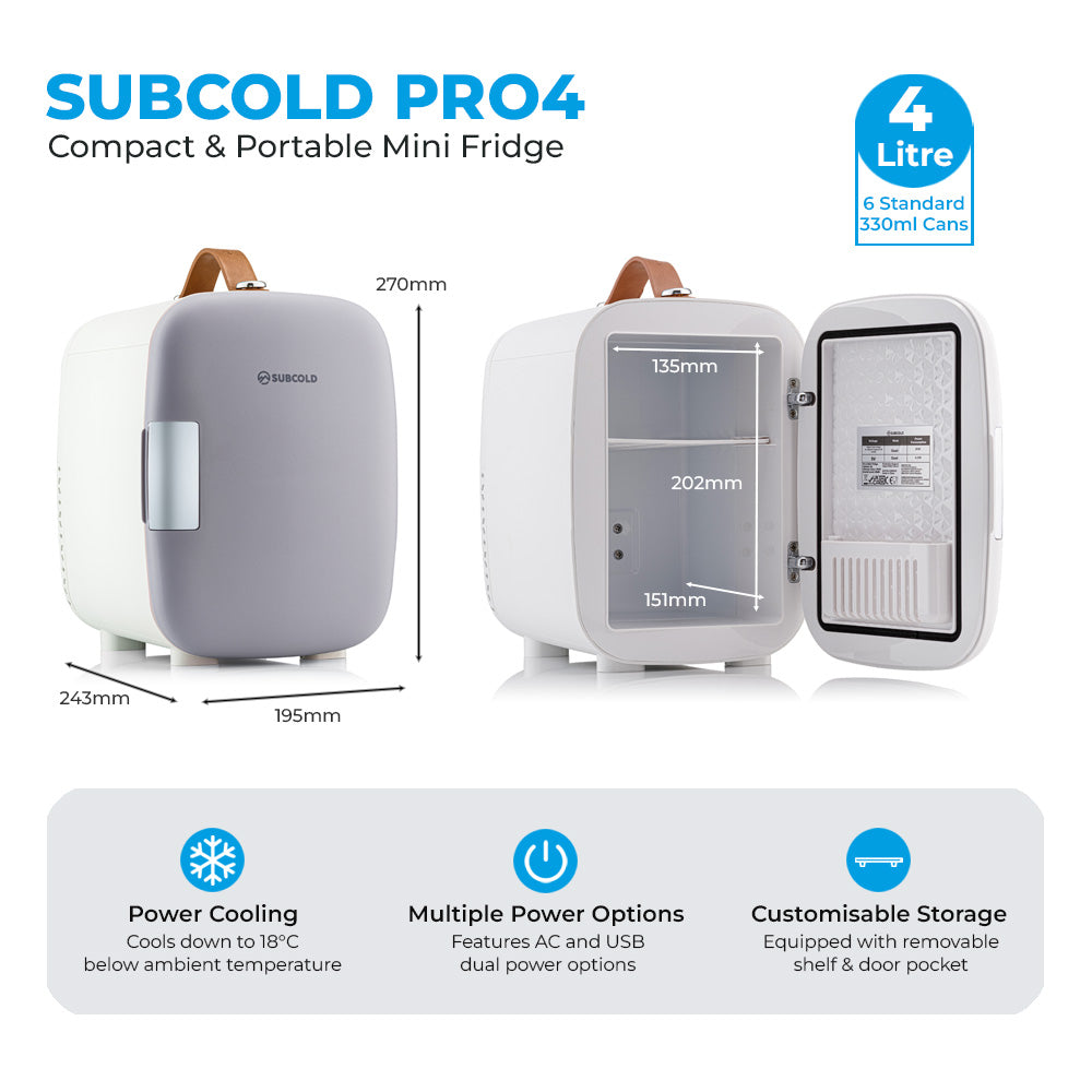 Subcold Pro 4L Mini Fridge