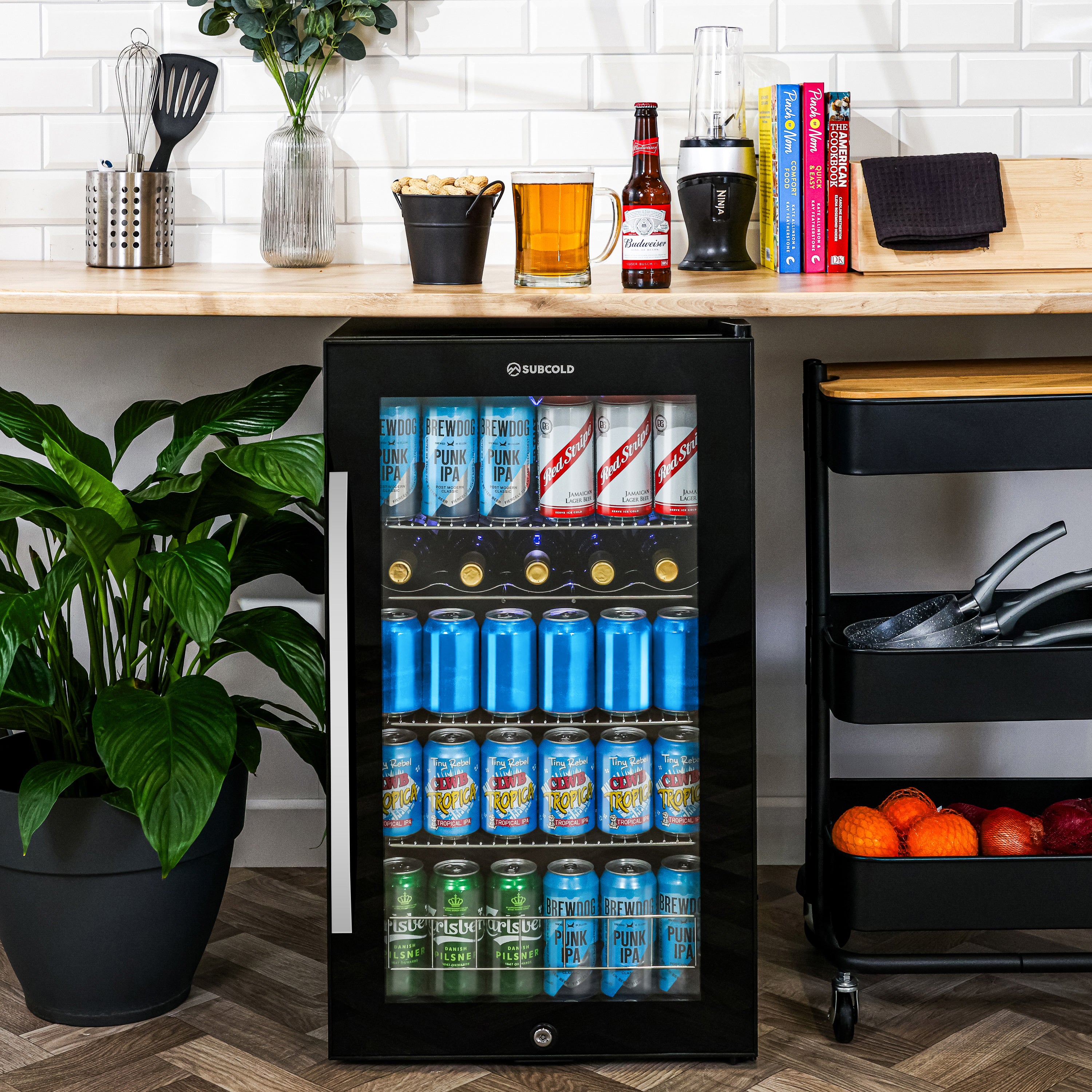 Subcold Ace 100 LED Touch Control Beer Fridge - Black | Refurbished
