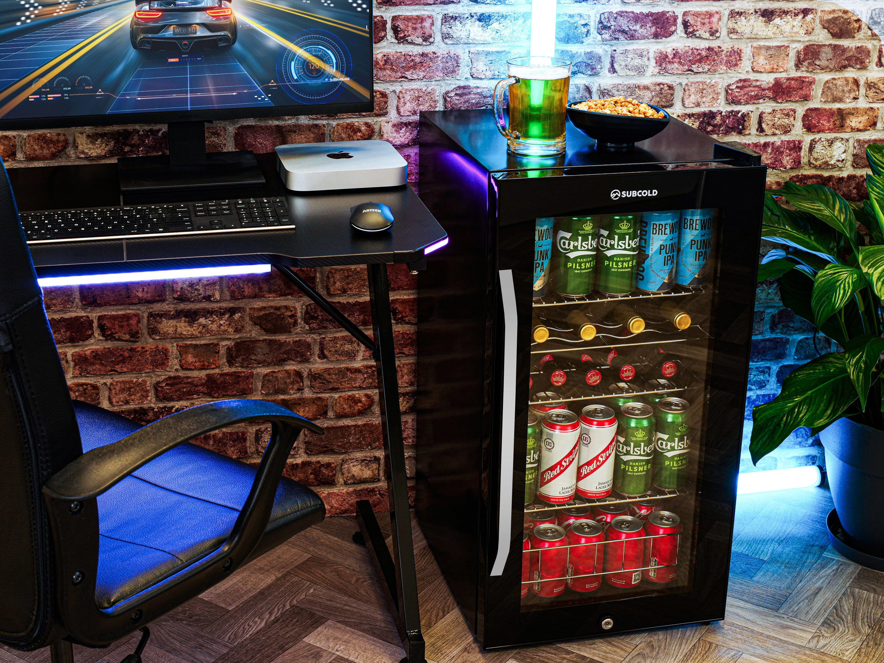 Subcold Ace90 LED Touch Control Beer Fridge