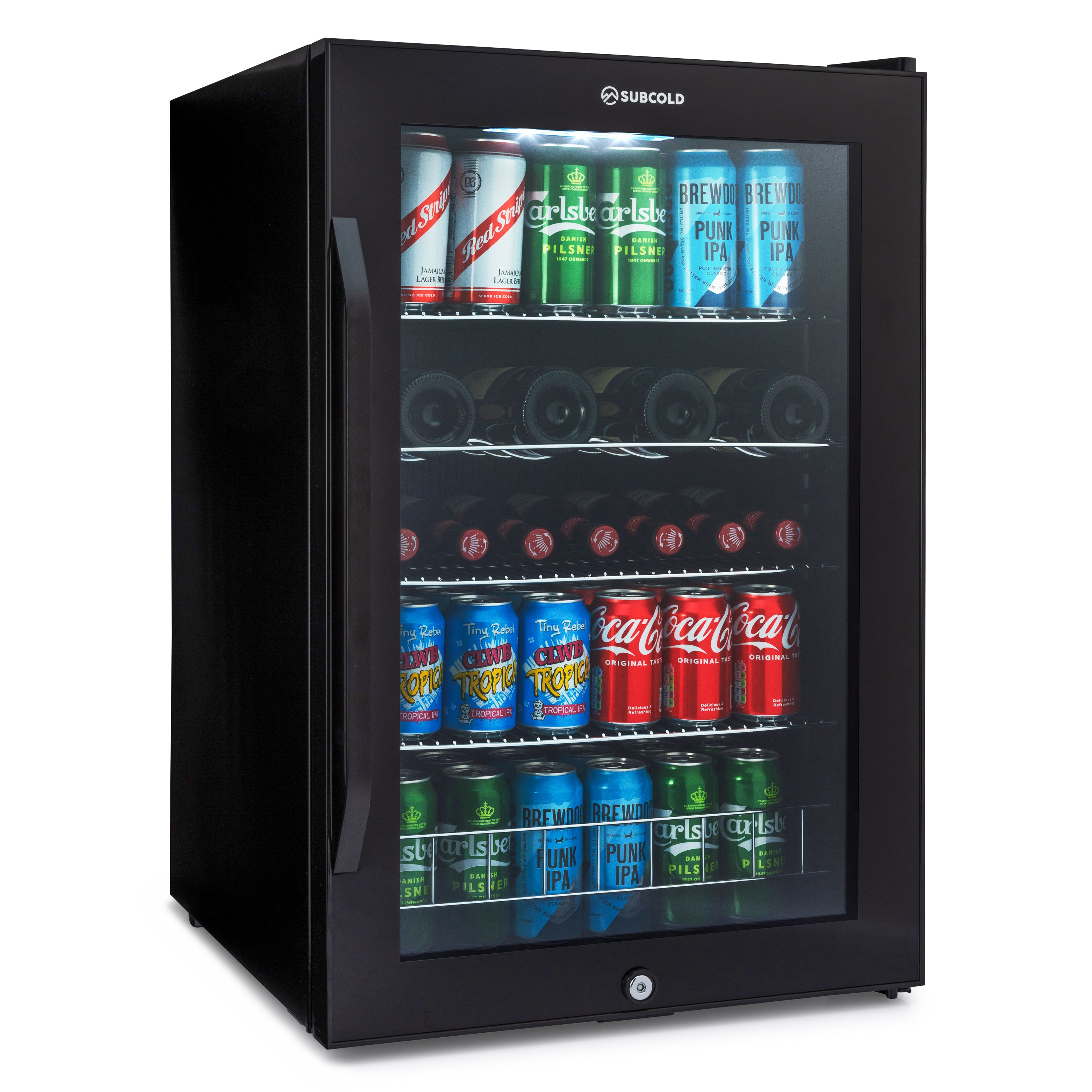 Subcold Ace 130 LED Touch Control Beer Fridge - Black | Refurbished