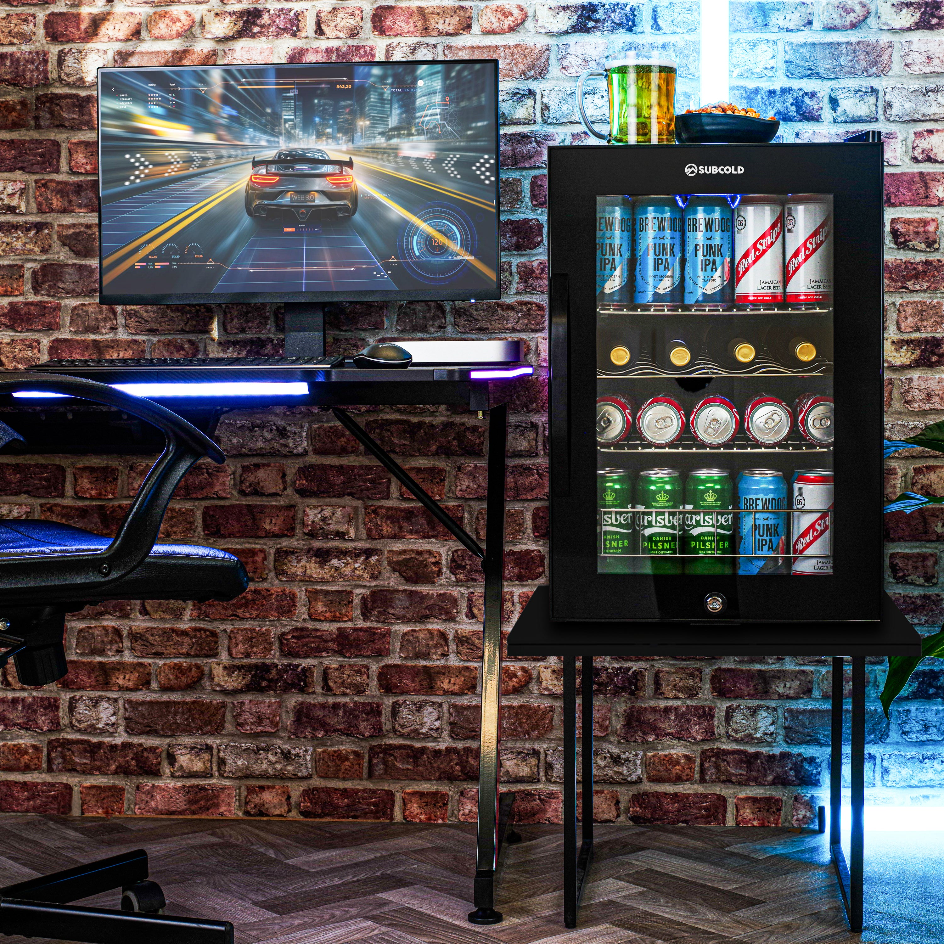 Subcold Ace 65 LED Touch Control Beer Fridge - Black | Refurbished