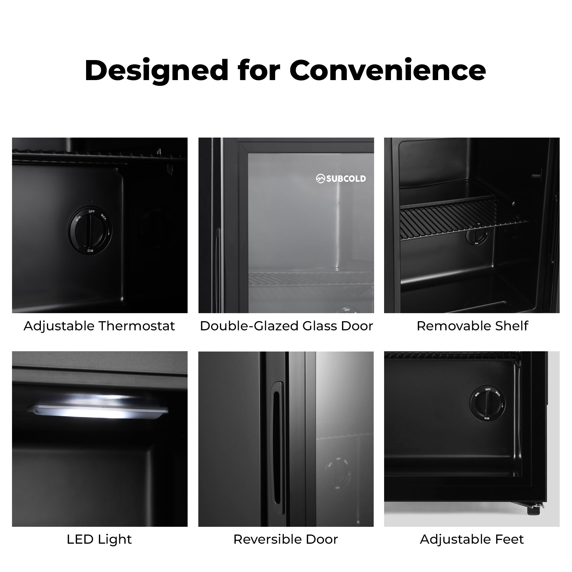 Subcold Cave35-G Glass Door Beer Fridge - Refurbished