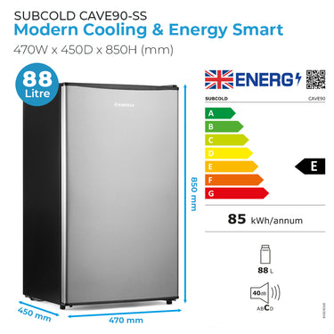 Subcold Cave90 Stainless Steel Beer Fridge