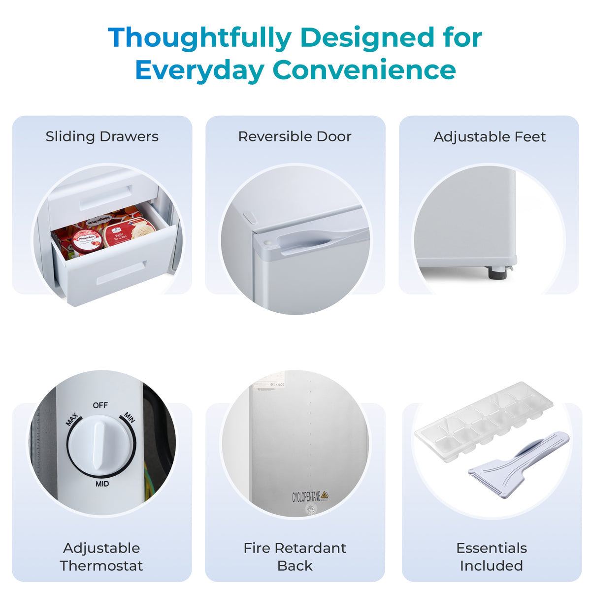 Subcold Eco90F Under Counter Freezer - White | Refurbished