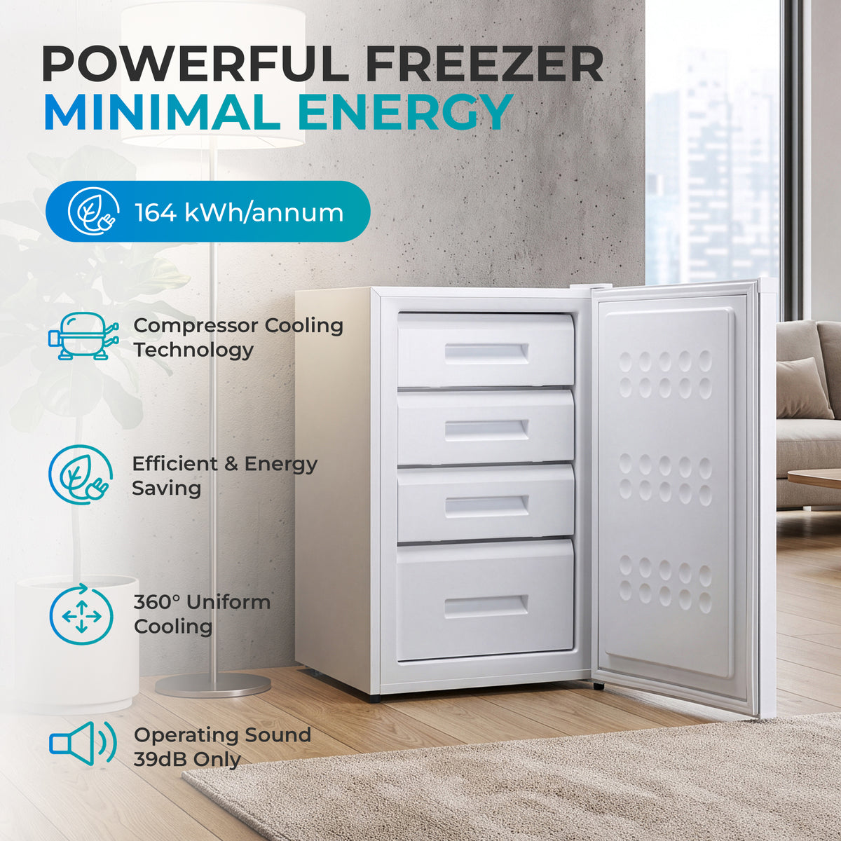 Subcold Eco90F Under Counter Freezer - White | Refurbished