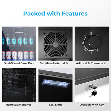 Subcold Maxi250 Tall Drinks Fridge Stainless Steel