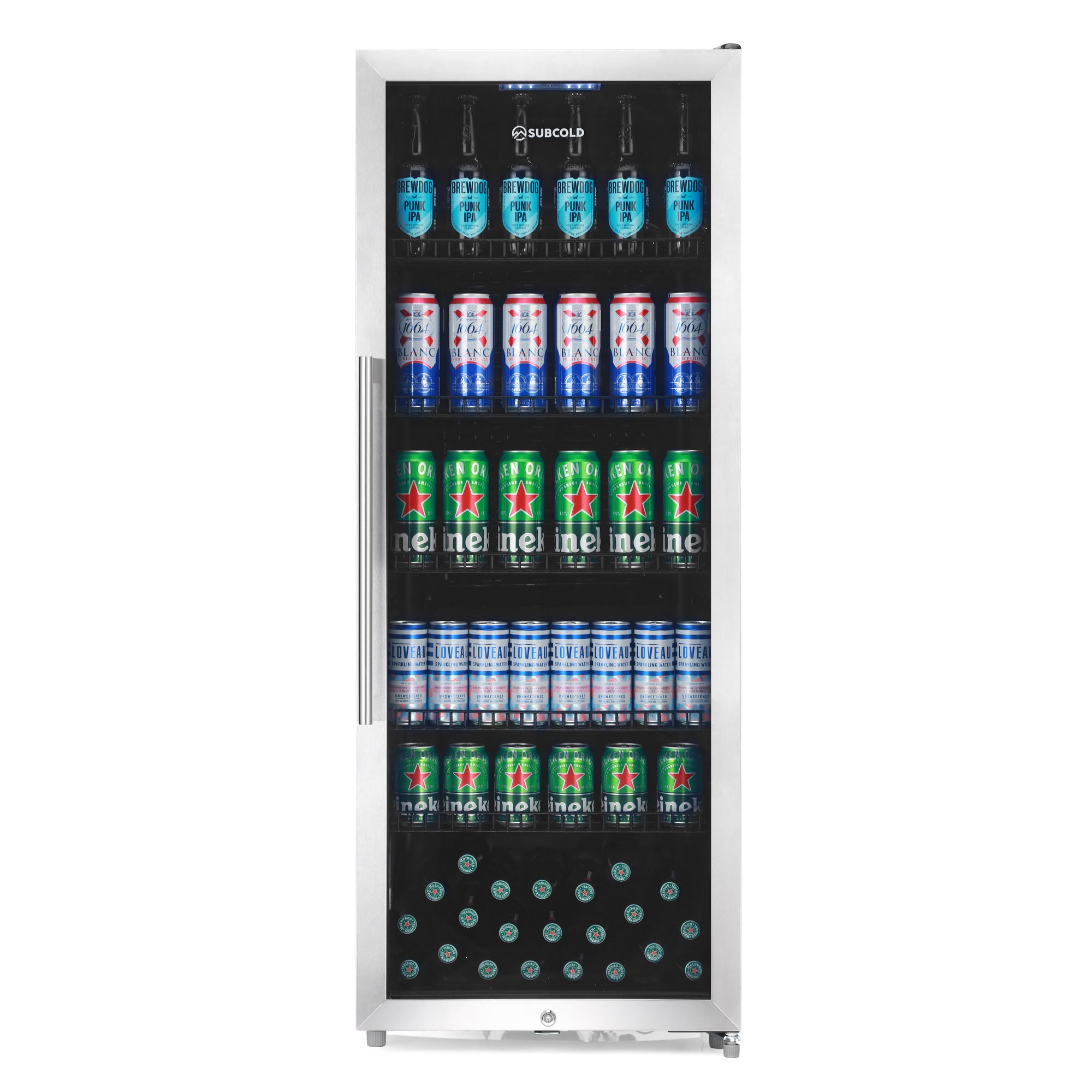 Subcold Maxi250 Tall Drinks Fridge Stainless Steel