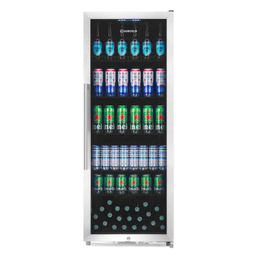 Subcold Maxi250 Tall Drinks Fridge Stainless Steel