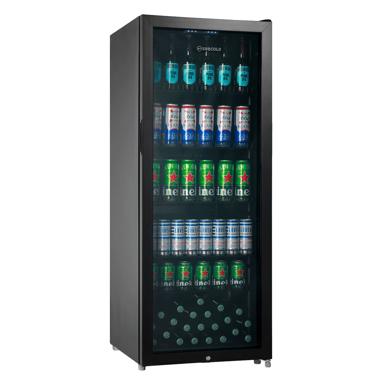 Subcold Maxi250 Tall Drinks Fridge Black