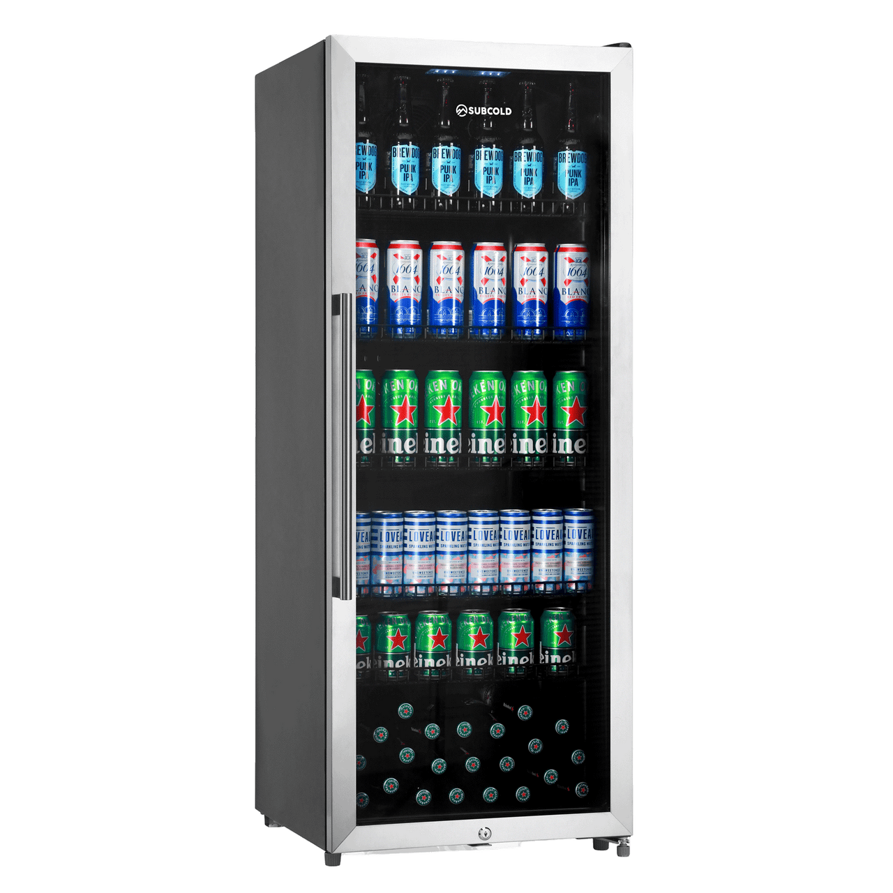 Subcold Maxi250 Tall Drinks Fridge Stainless Steel