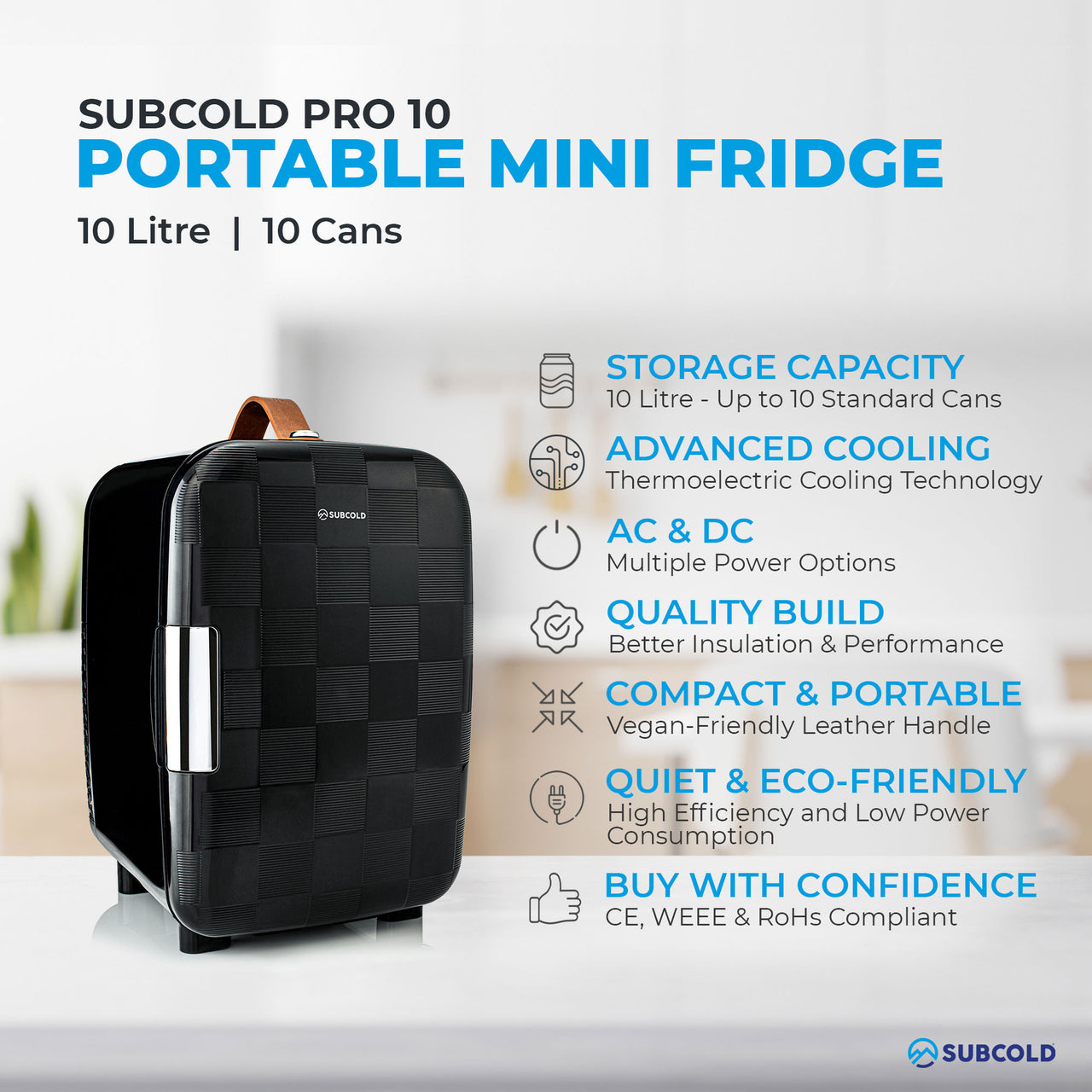 Subcold Pro 10L Mini Fridge