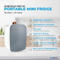 Thumbnail for Subcold Pro 10L Mini Fridge
