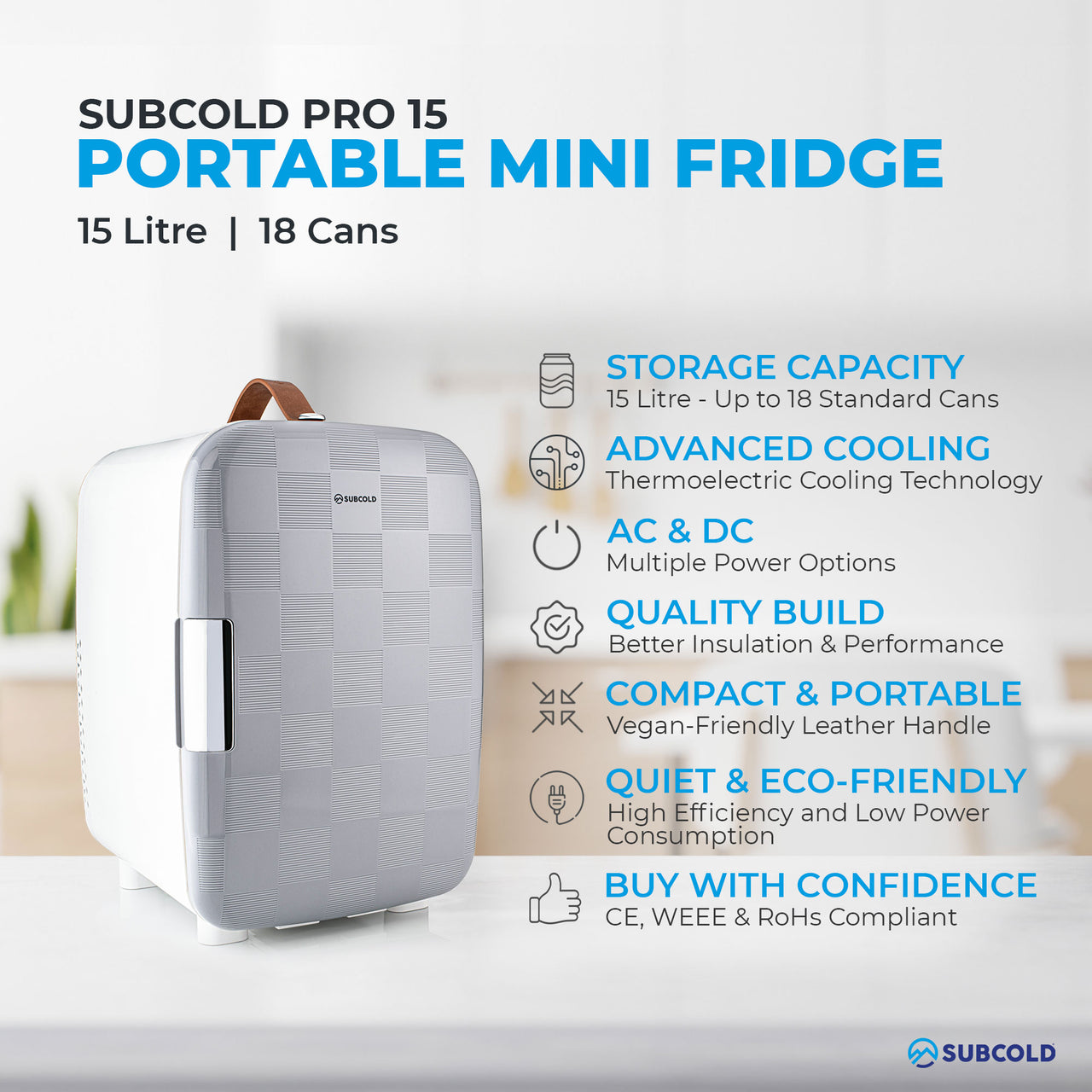 Subcold Pro 15L Mini Fridge