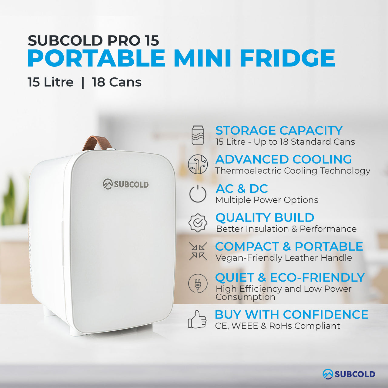 Subcold Pro 15L Mini Fridge