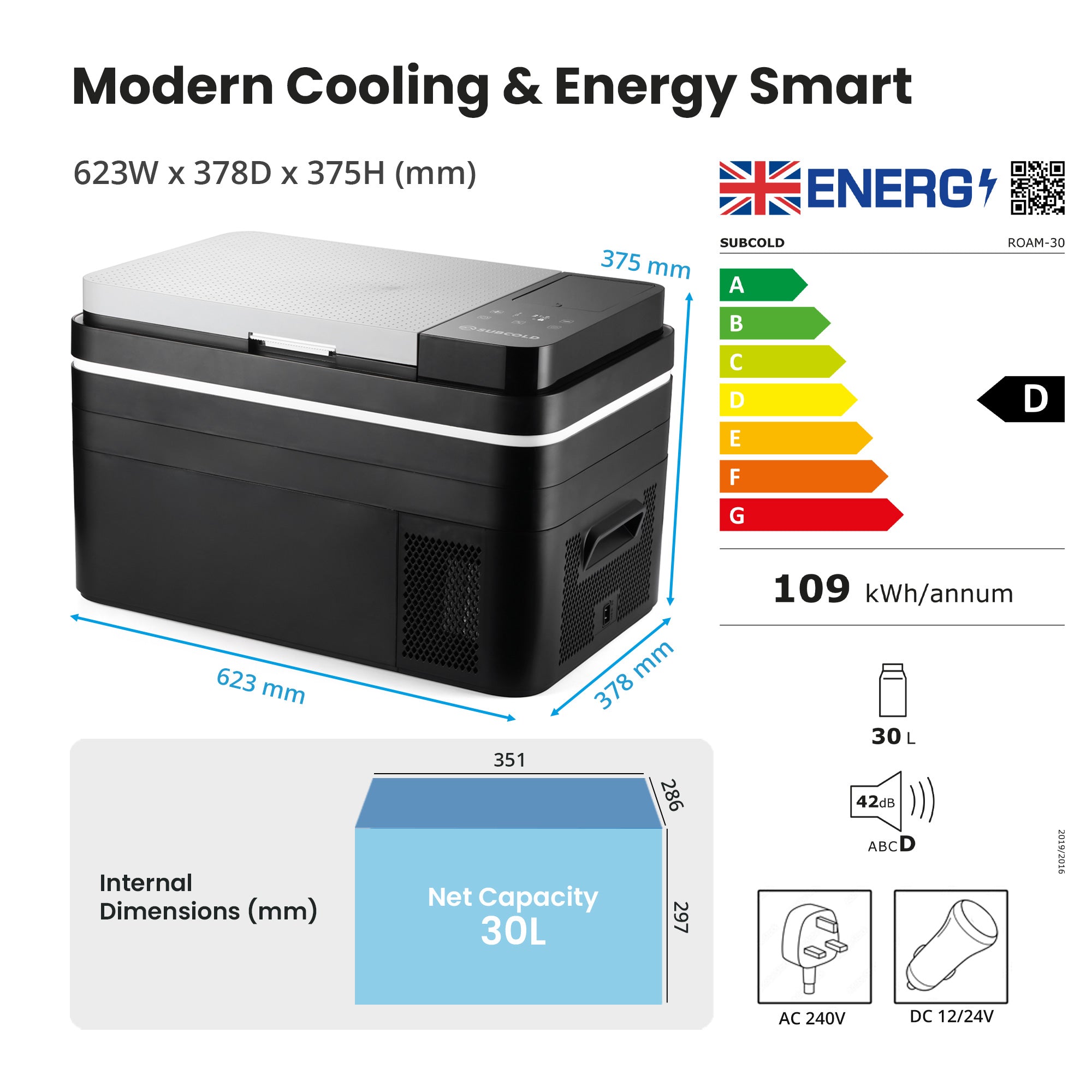 Subcold Roam30 Portable Car Fridge