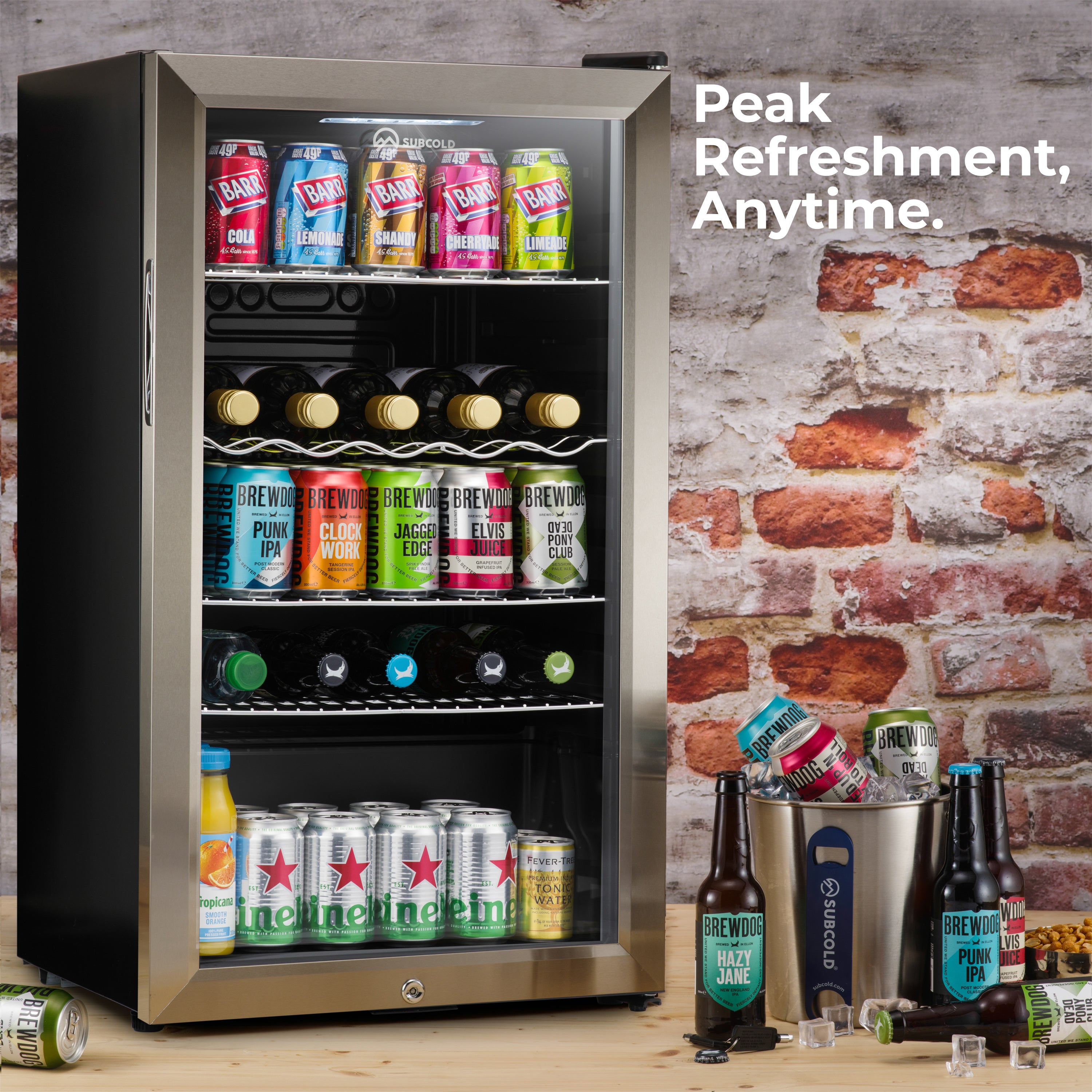 Subcold Super 85 LED Beer Fridge - Stainless Steel | Refurbished