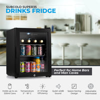 Thumbnail for Subcold Super 35 LED Beer Fridge - Black | Refurbished