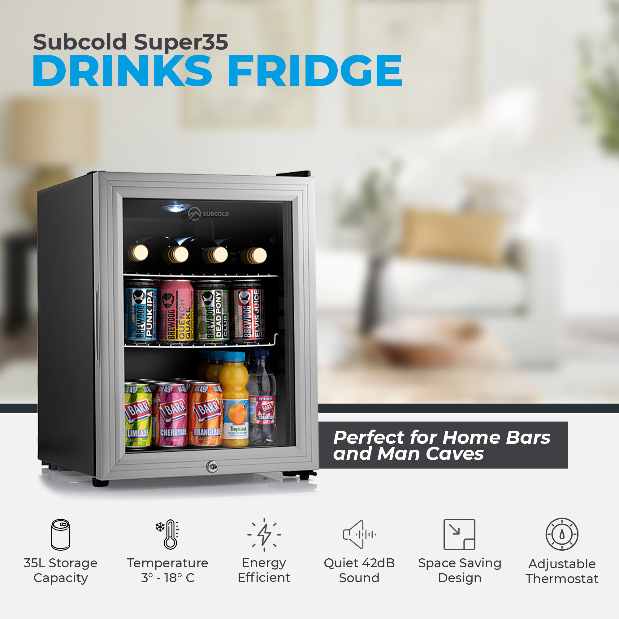 Subcold Super35 LED Beer Fridge