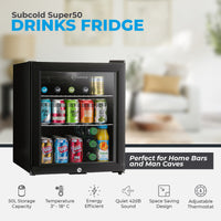 Thumbnail for Subcold Super 50 LED Beer Fridge - Black
