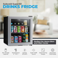 Thumbnail for Subcold Super 50 LED Beer Fridge - Silver