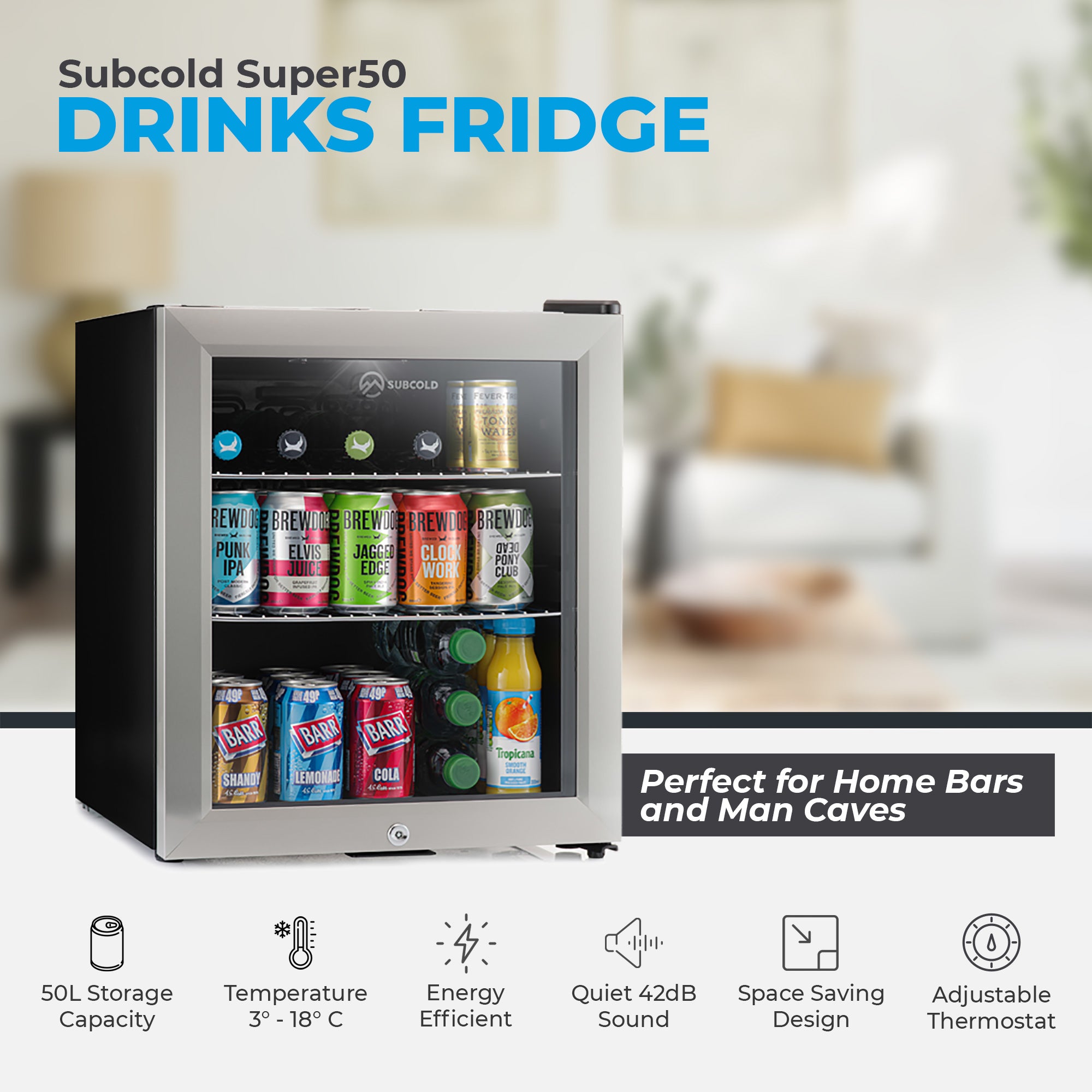 Subcold Super50 LED Beer Fridge